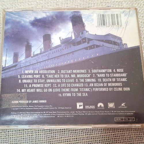 James Horner Titanic CD soundtrack