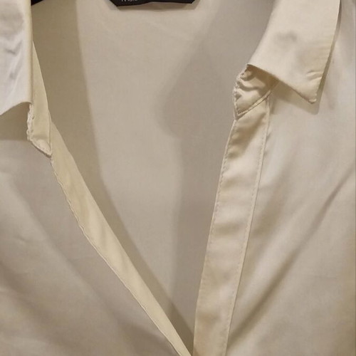 M&S women's shirt beige like new with scarf gift