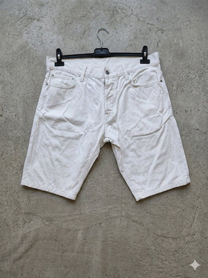 Ανδρικές κοντές βερμούδες Carhartt WIP Klondike Pant II σαν καινούργιες, μέγεθος 34, λευκές