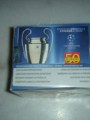 Κουτί αυτοκόλλητα Panini Champions League 2011-2012 καινούργιο