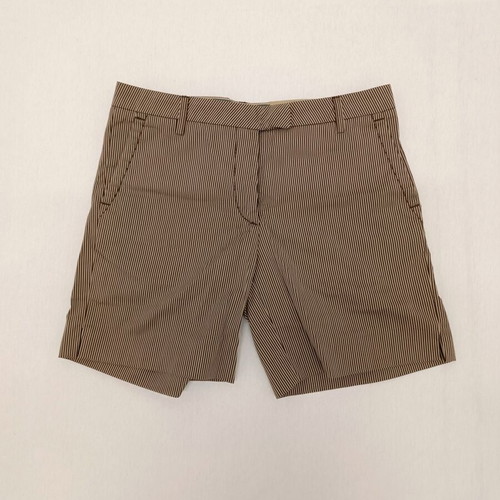 Slam women's shorts new, size S, beige brown striped