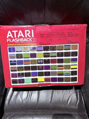 Atari Flashback 3 console like new, boxed with original receipt