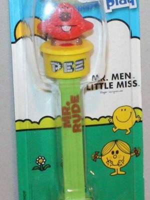 Pez Mr Rude new from Mr Men Little Miss series