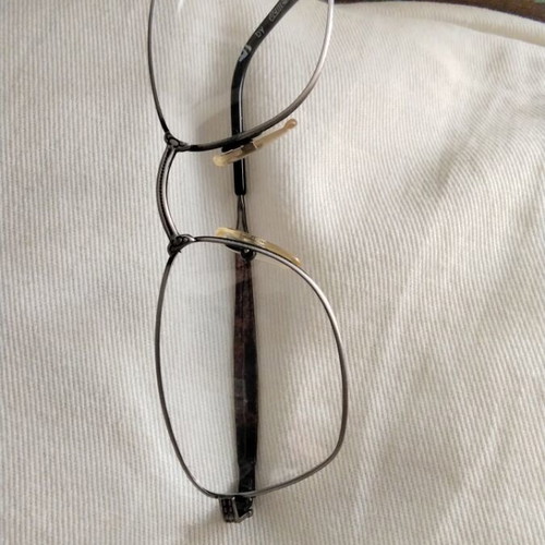 Vintage metal optical frame silver color like new