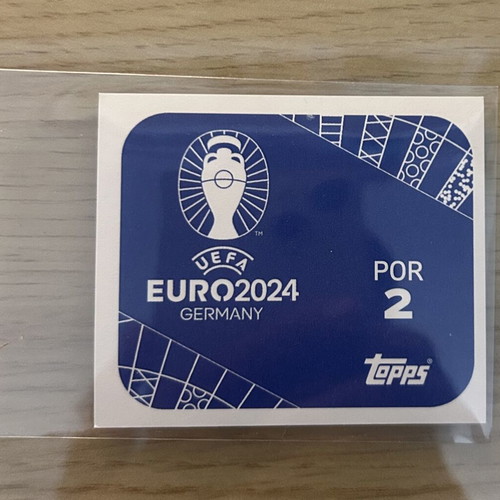 Cristiano Ronaldo UEFA Euro 2024 Topps sticker set, like new