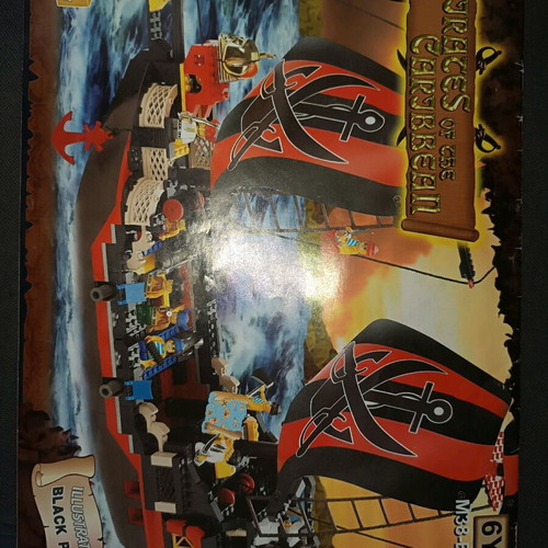 Sluban Pirate Black Pearl ship used, 632 pieces, 2021 model