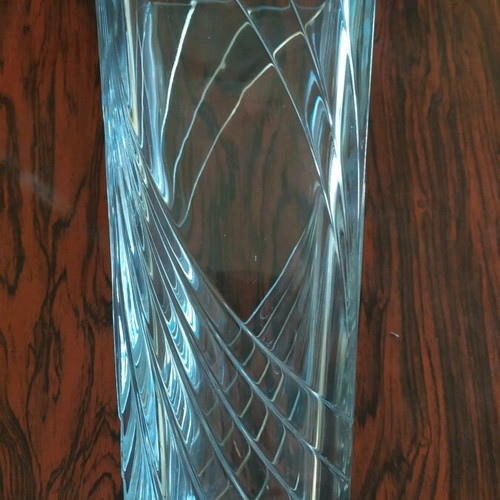 Bohemia Crystal Vase new, height 30cm