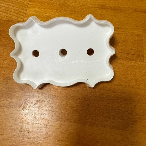 Decorative Plaque Cookie Cutter 10.5x7.1cm like new