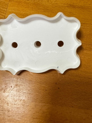 Decorative Plaque Cookie Cutter 10.5x7.1cm like new