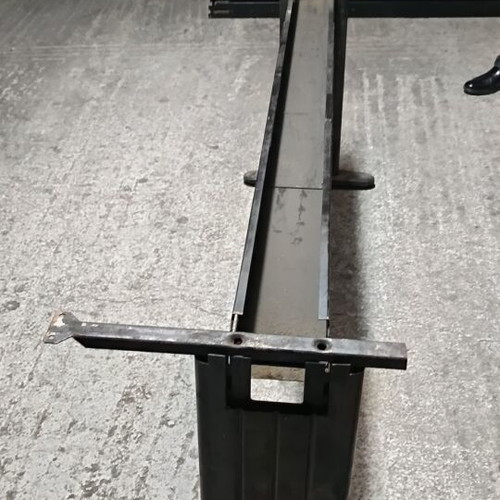 Professional double desk 2.10x1.80 m like new with metal base