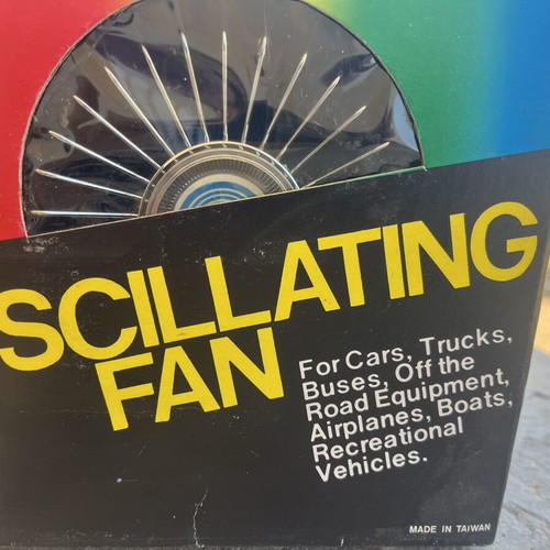 Oscillating vehicle fan new