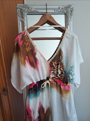 On Line satin dress new, size S