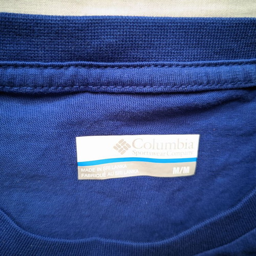 Columbia women's long-sleeve crop top size M like new blue