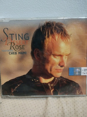 Sting Featuring Cheb Mami Desert Rose CD μεταχειρισμένο, rock