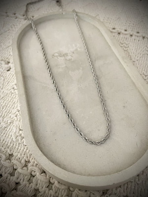Unisex Stainless Steel Chain Necklace new, silver color