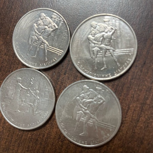 Athens 2004 500 Drachmae Commemorative Coin Set like new, 4 pieces