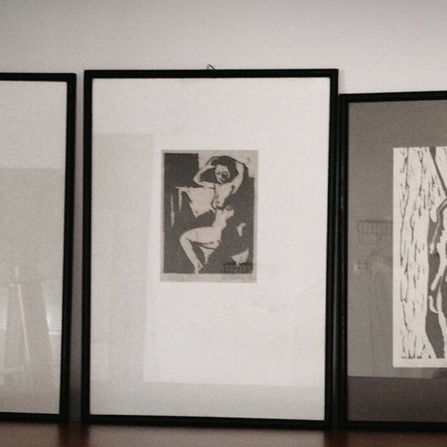 Limited Edition Triptych Prints by Eleni Michalaki, 2010, Female Nude