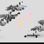 Метален подов стелаж за продукти употребяван с колелца