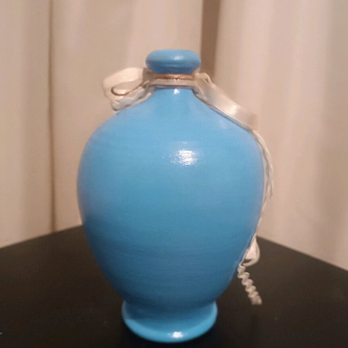Handmade clay piggy bank new hand-painted