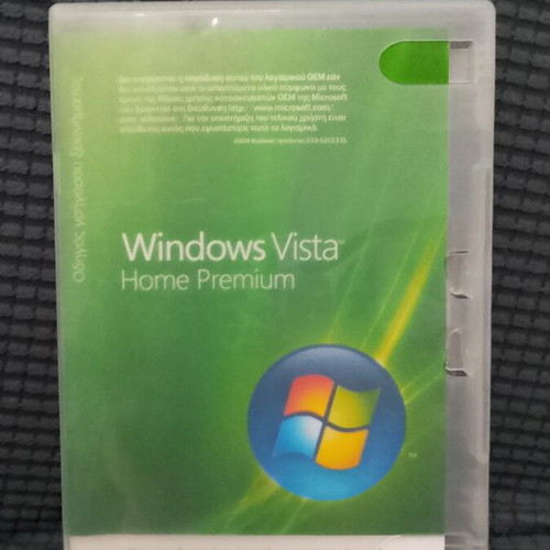 Windows Vista Home Premium software used
