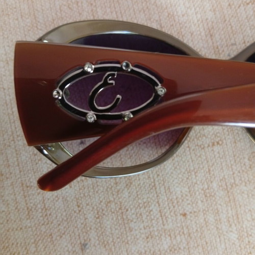 Envy women's sunglasses like new, oversized oval brown frame