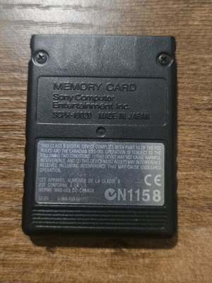 Ps2 Memory Card Original 8mb μεταχειρισμένη