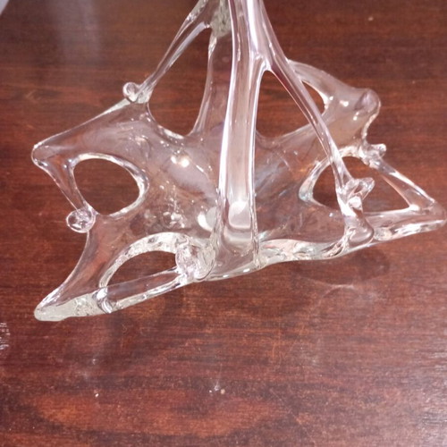 Murano Italy bowl new, crystal with unique design
