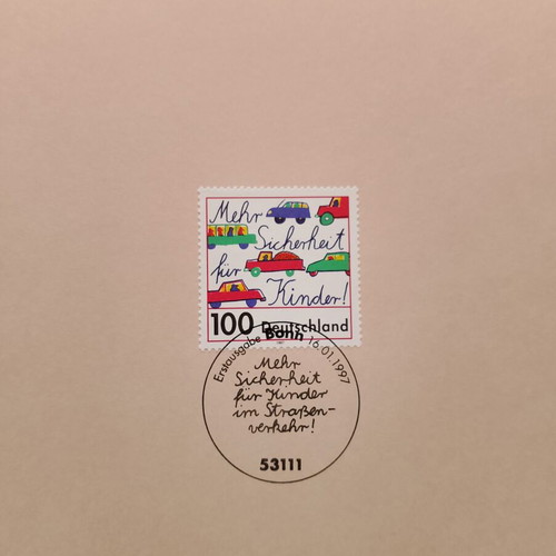 Germany 1997 stamps 10 & 100 mark with Bonn first day cover