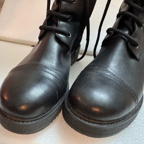 A.L.E. leather boots No 39 used, black