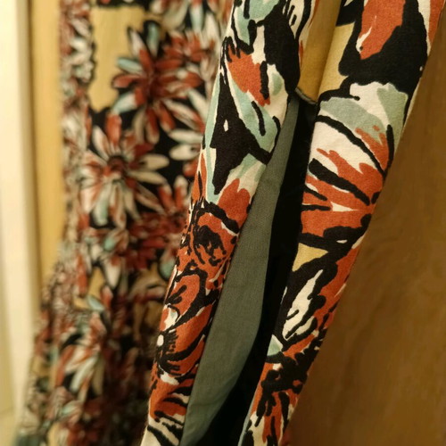 Brigitte dress like new, short sleeve, long, multicolor, size L