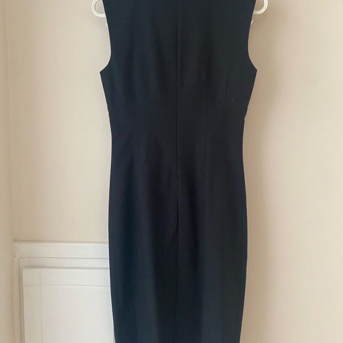 Zara black midi dress like new, size S