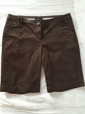 MNG Basics Brown Classic Women's Bermuda Shorts size 40 M like new