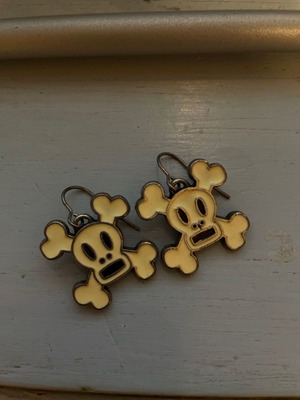Paul Frank earrings worn slightly