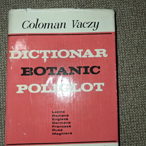Multilingual Botanic Dictionary used in 7 languages