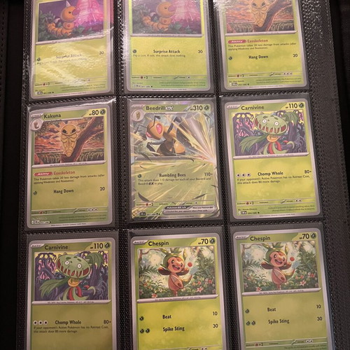 Pokémon TCG Chaos Rising Base Set with 540-Card Binder like new