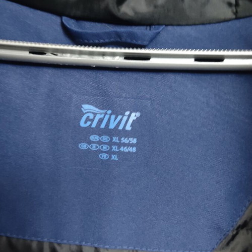 Crivit waterproof blue jacket XL