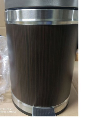 Stainless steel trash can new with basket