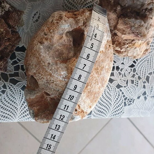 Raw agate from Evros beach 13cm new