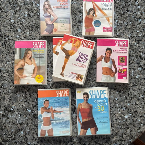 Shape fitness DVD set like new