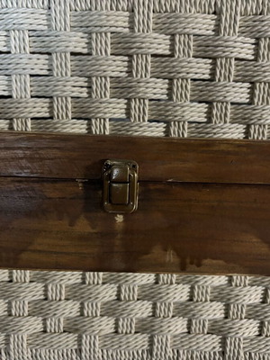 Wooden storage box like new 36x10