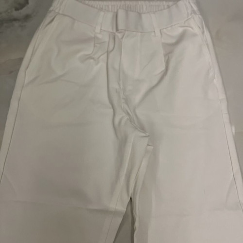 Bershka women's pants white size S like new