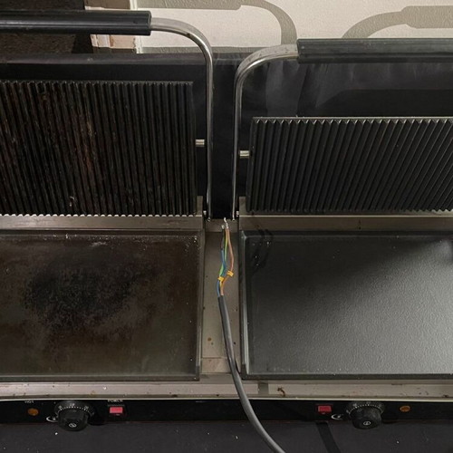 Professional contact grill HEG-813EA like new, 3.6kW, 580×400×210 mm