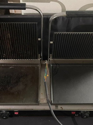 Professional contact grill HEG-813EA like new, 3.6kW, 580×400×210 mm
