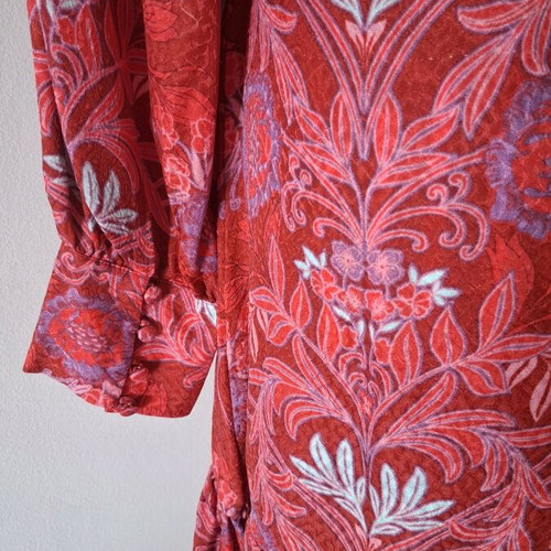 Zara dress multicolored silk like new