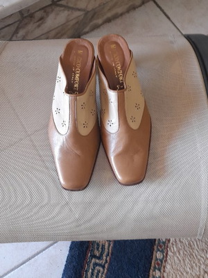 Mules δερμάτινα ανατομικά καινούργια ιταλικά Magico Comfort καφέ μέγεθος 39