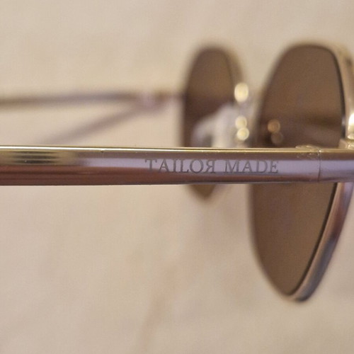 Tailor Made sunglasses used, brown and gold
