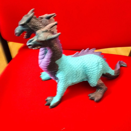 Vintage Three-Headed Dragon figure Chitech Industries 1984
