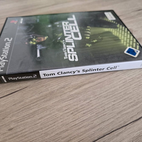 Splinter Cell PS2 case used with broken clip