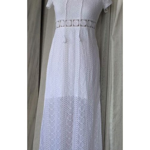 Jean Pascale Lace Dress white new, size S