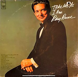 Ray Price - Take Me As I Am (LP). 1968. G+ / G+